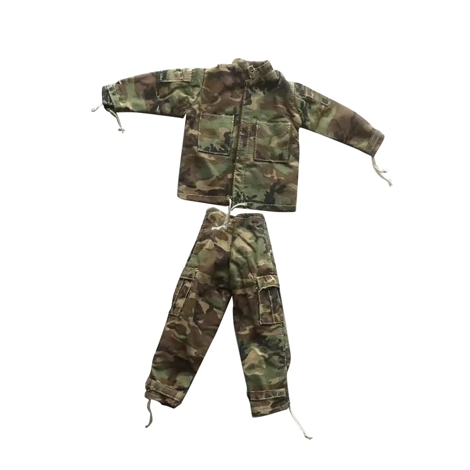 

1/6 Male Figure Jungle Suit Jacket and Pants Fashion Accessories Handmade Outfit Training Uniform for 12'' inch Soldier Figures