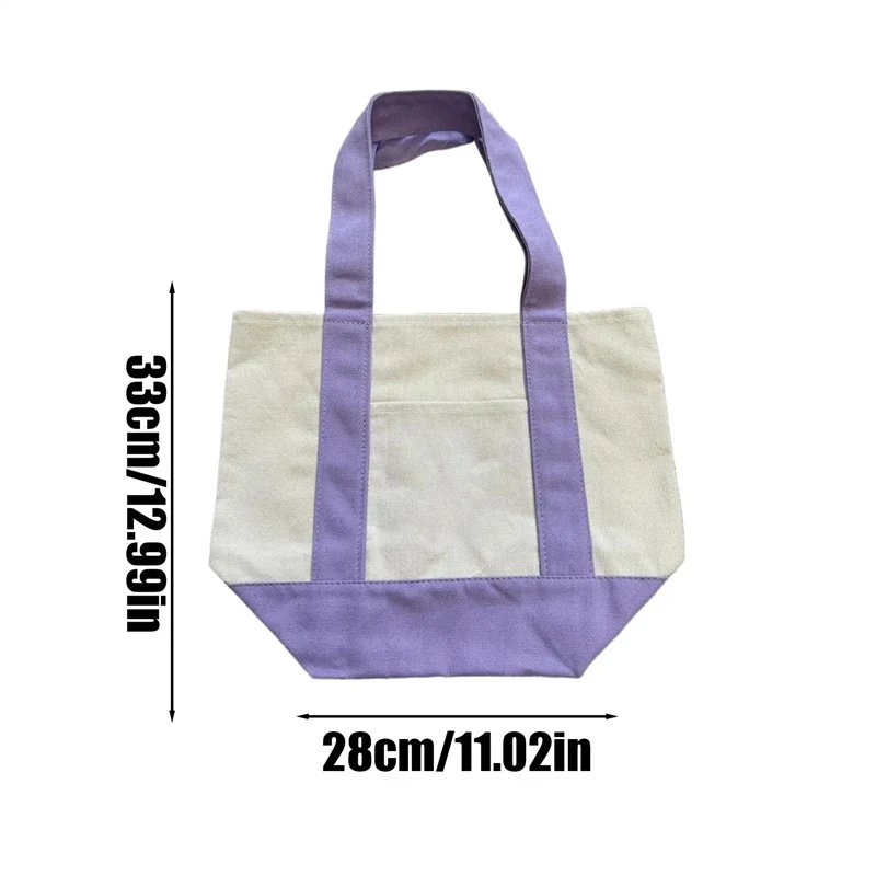 Large Reusable Fashionable Canvas Tote Bag for Shopping, Beach, and More