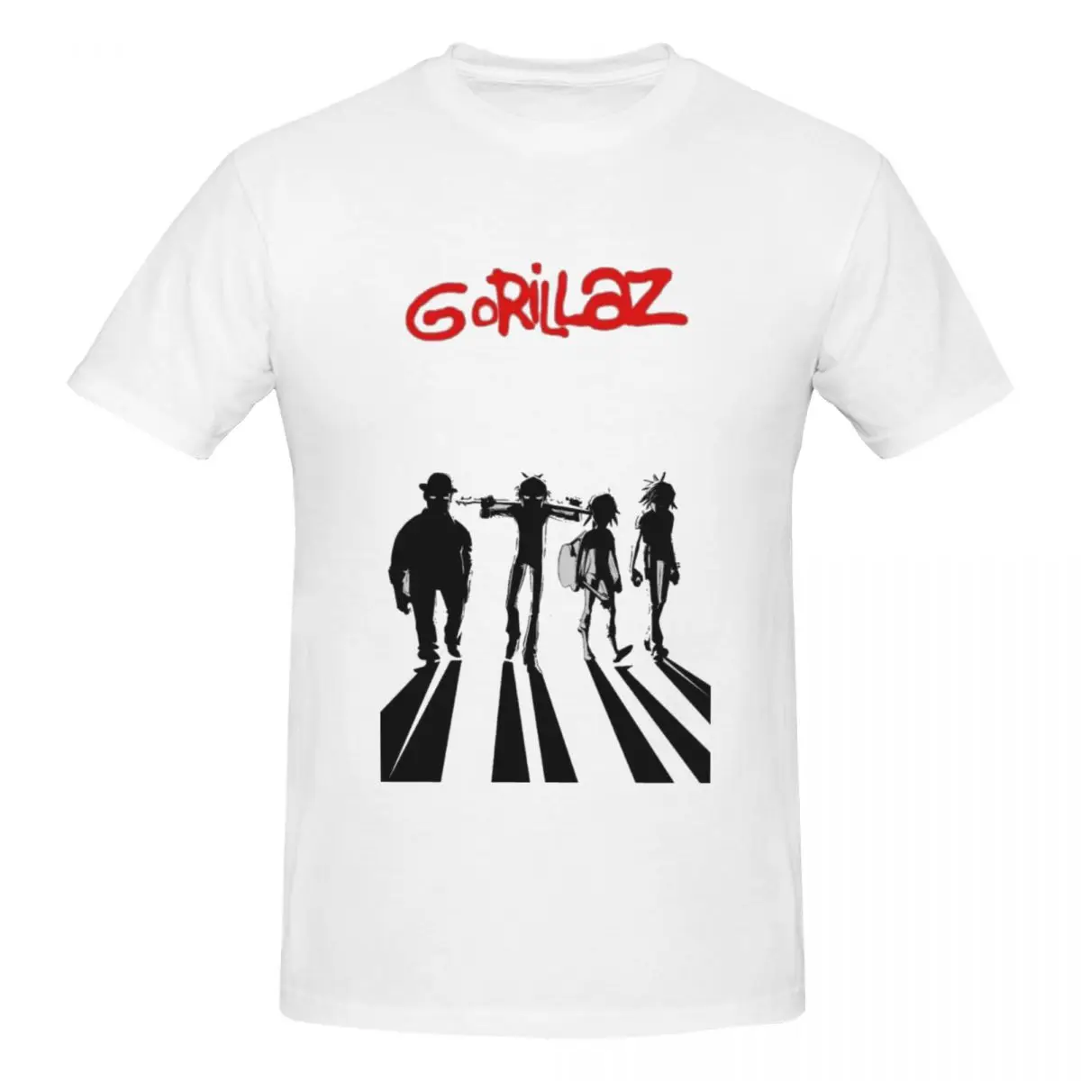 

Cool Music Band Gorillaz Skateboard 2 Men's tight fitting sports T-shirt, Breathable,T-shirt
