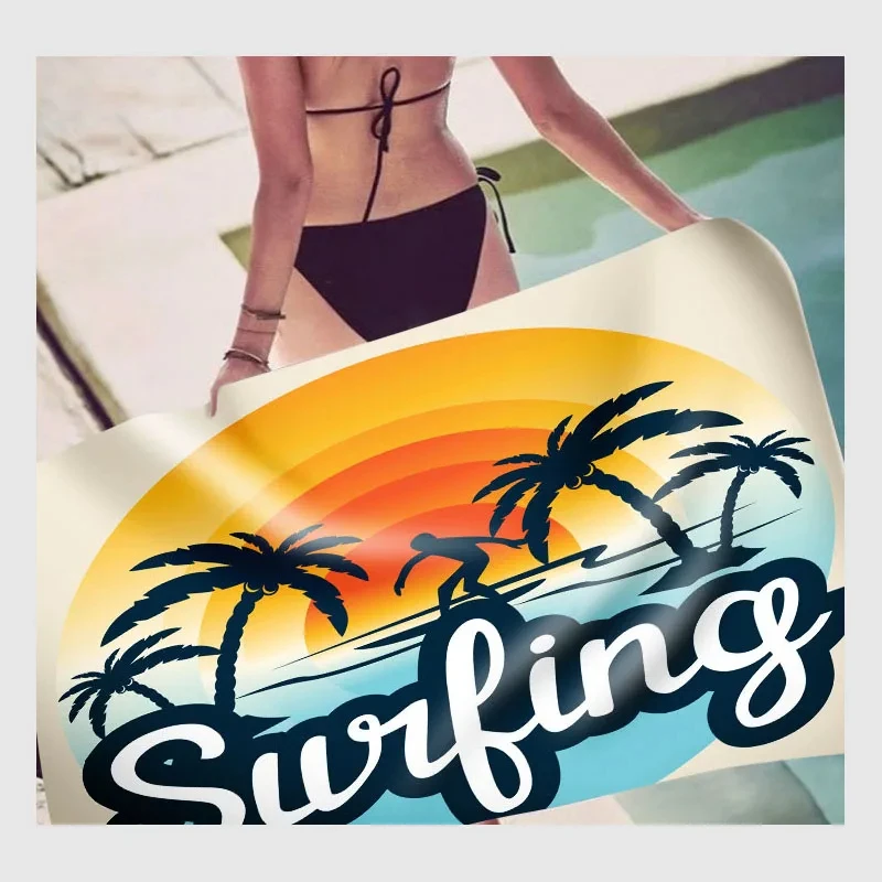 

Пляжное полотенце из микрофибры с принтом пальмы для серфинга, летнее банное полотенце в гавайском стиле для девочек-подростков, подарок для взрослых, быстросохнущие дорожные полотенца