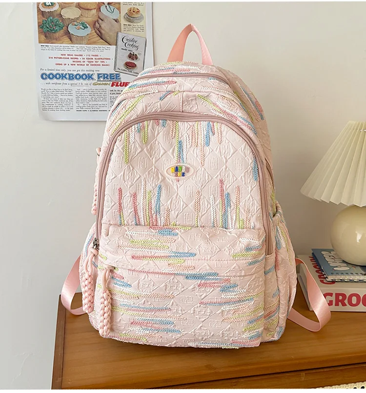 Summer Soft Girl Candy Color School Bag Female College