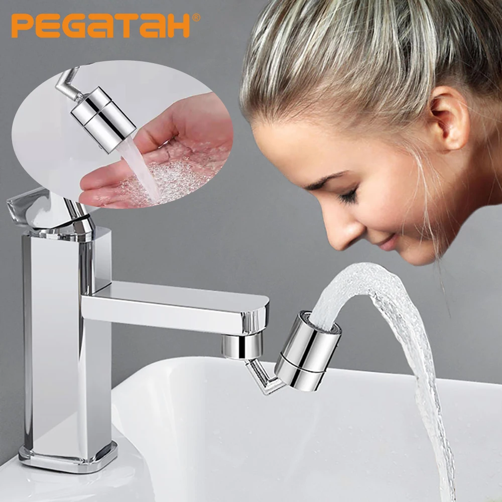 

Universal Splash Filter Faucet 720 Rotating Faucet Extender Swivel Sink Faucet Aerator for Face Washing Splash Filter Movable