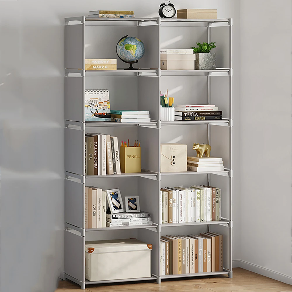Storage Rack Stackable Multi-layer Portable Bedroom Book Organizer