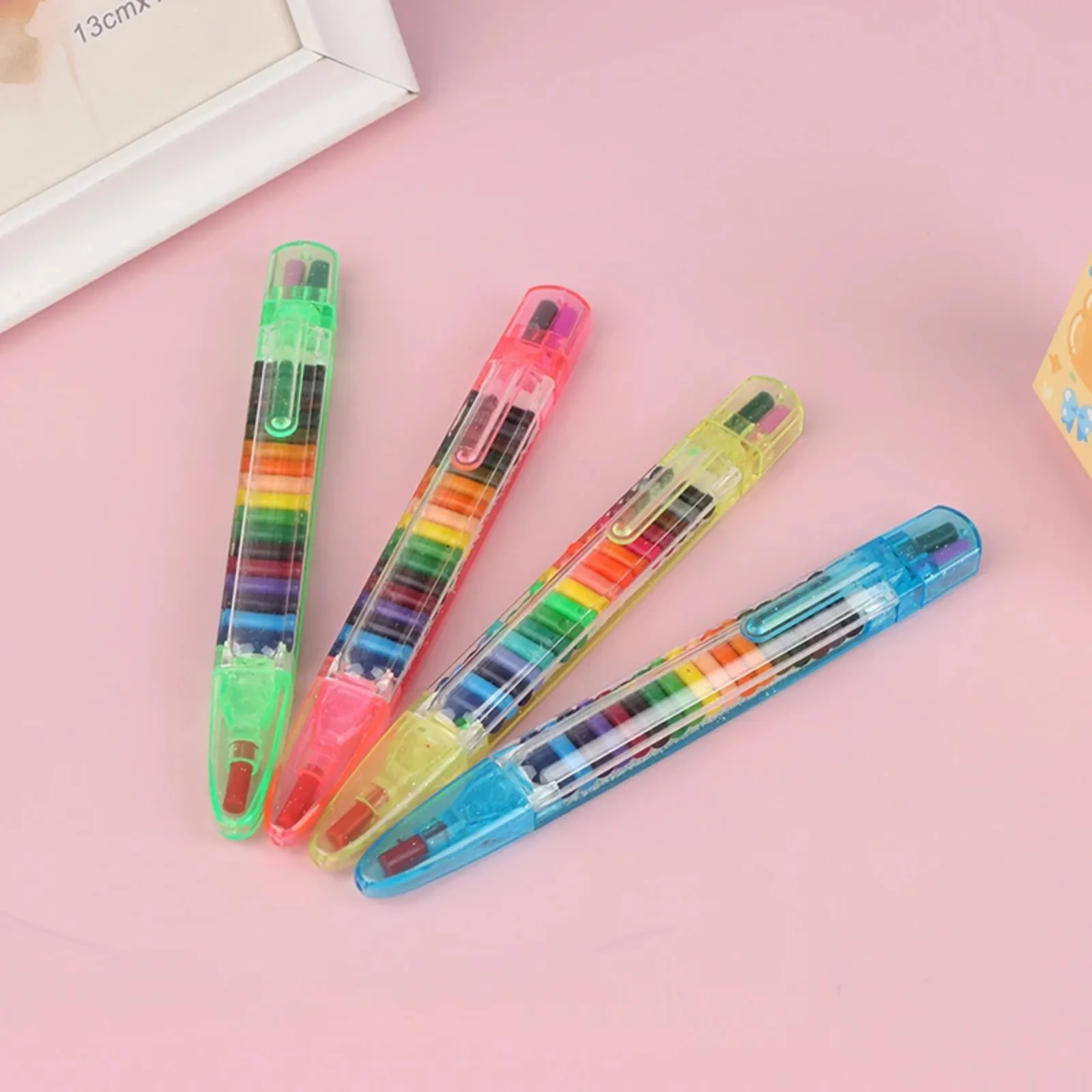 20 Colors/pcs Cute Kawaii Crayons Oil Pastel Creative Colored Graffiti Pen for Kids Painting Drawing Supplies Student Stationery oil pastels colored crayons children painting supplies