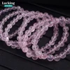 AAA Natural Mozambique Glassy Pink Quartz Beads 7-9mm Rose Crystal for Jewelry Making & Healing | Love Energy Gemstone Beads 4
