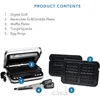 Total Package 6-in-1 Digital Indoor Grill, Waffle Maker, Panini Press, Griddle, with Deluxe Accessory Kit 4