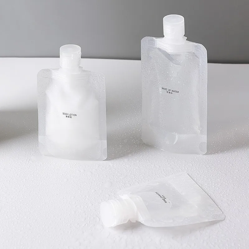 Travel Refill Bag for Cosmetics Lotion Shower Gel Shampoo Trip Portable Small Facial Cleanser Disposable Refill Bottle #3072