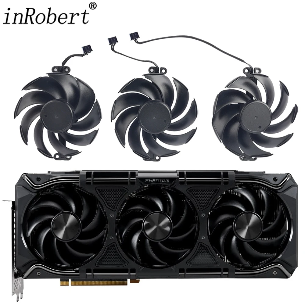 

Вентилятор для видеокарты Gainward GeForce RTX 4090 4080 4070 Ti 90 мм TH9520B2H-PCB01 RTX4090 RTX4080 RTX4070Ti Вентилятор охлаждения графического процессора