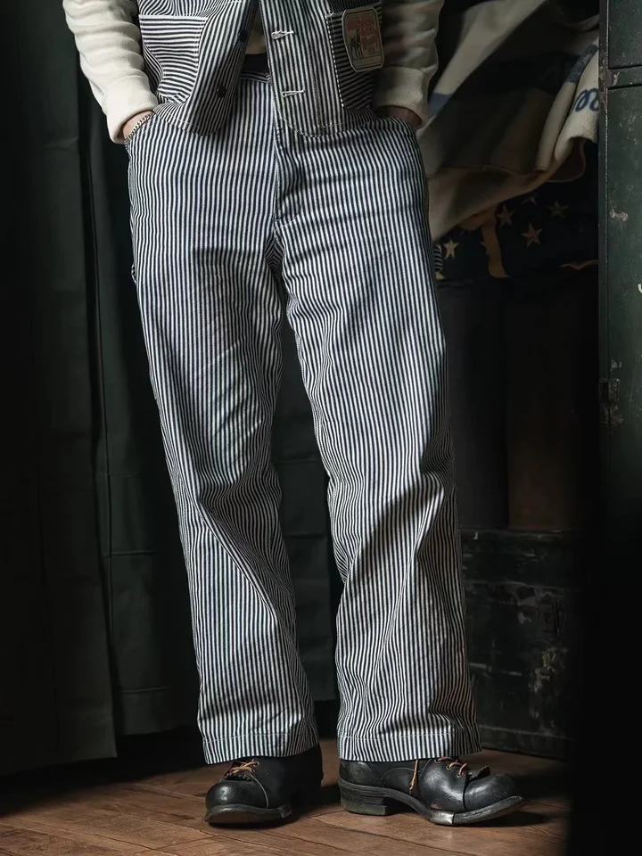 パンツ 1980s 2tac stripe slacks vintage Rugged Bronson Lot 421 Express Stripe Engineer Pants Vintage Denim