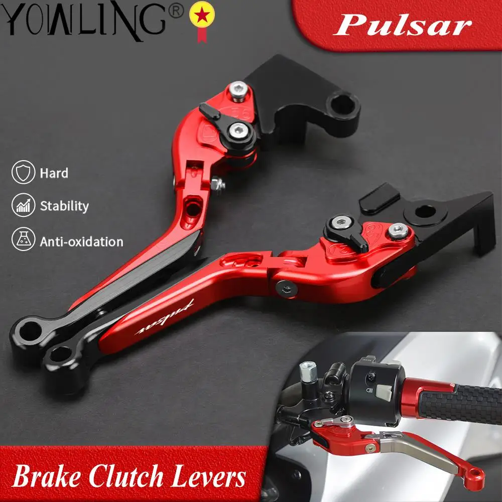 

Motorcycle Accessories Adjustable Folding Extendable Brake Clutch Lever For Bajaj Pulsar 200 NS/200 RS/200 AS 200NS 200RS 200AS