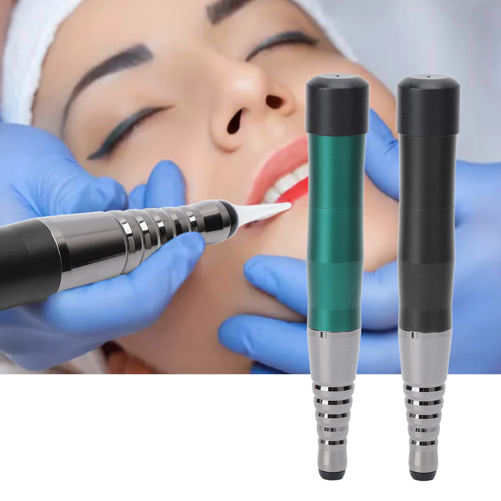 

Microblading Tattoo Pen Machine Alloy 3 Gears Semi Permanent Makeup Tattoo Pen for Eyebrow Eyeliner Lip US Plug 100‑240V