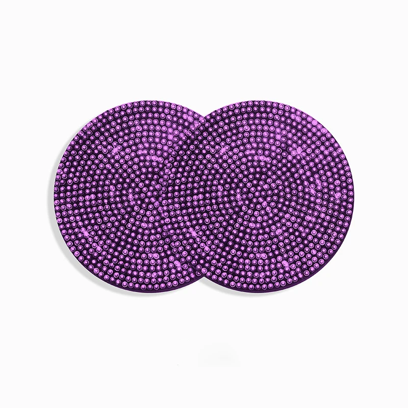 Luxury Diamond-Studded Non-Slip Car Coasters | Elegant Silicone Drink Mats