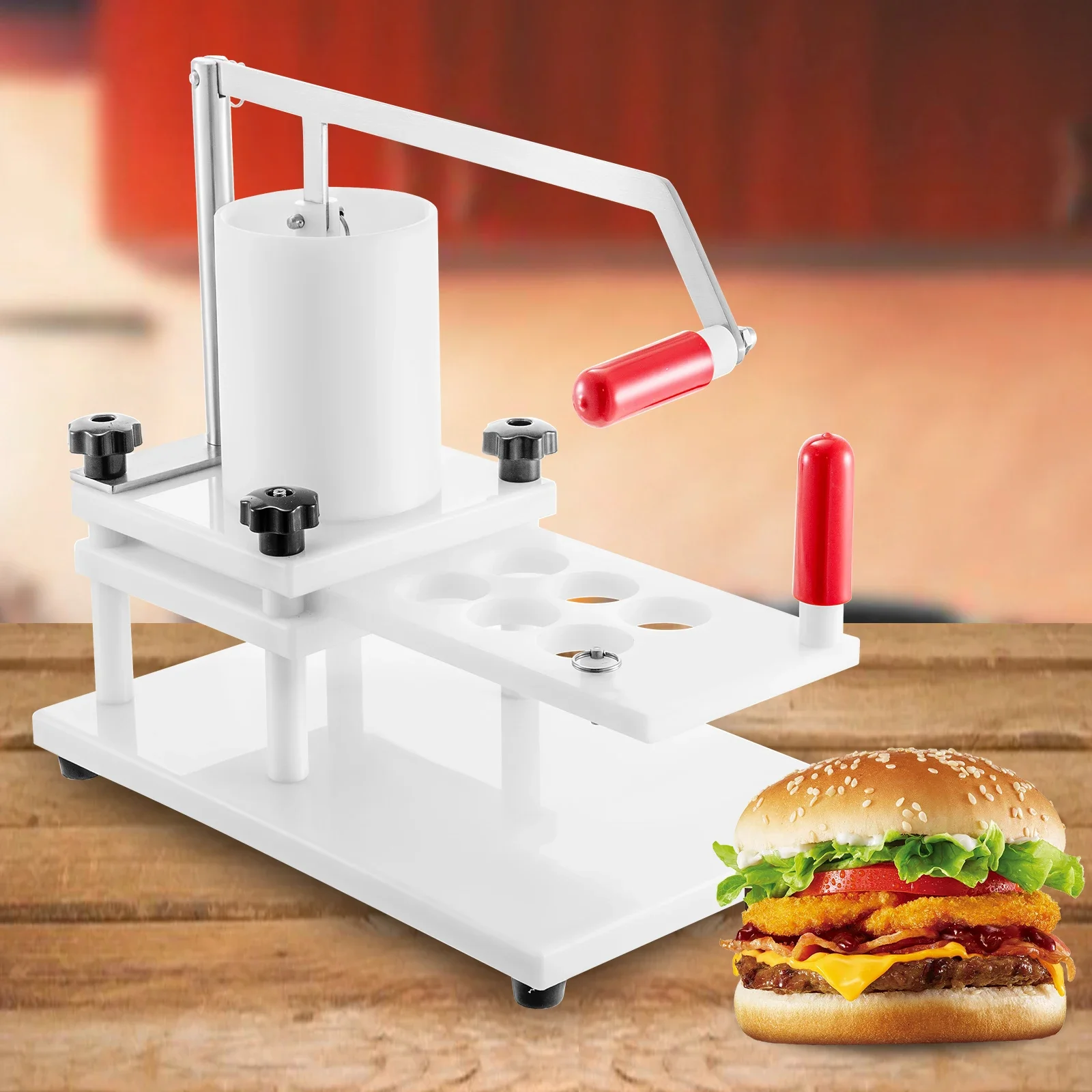 Hamburger Meat Patty Machinery burger patty forming machine maker manual