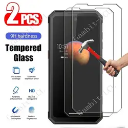 Premium Tempered Glass Screen Protector Set (2 - Pack) for Tempered glass (For Oukitel WP22)