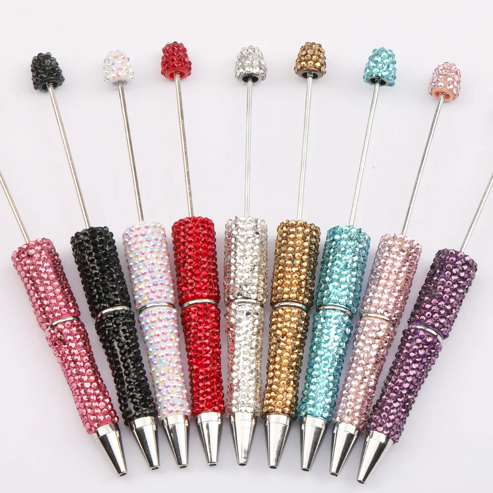 Cordial Design 20Pcs 14*149MM Jewelry Findings & Components/Beadable Pen Findings/Plastic Pens/DIY Beaded Rhinestone Pen #16428 - cordial