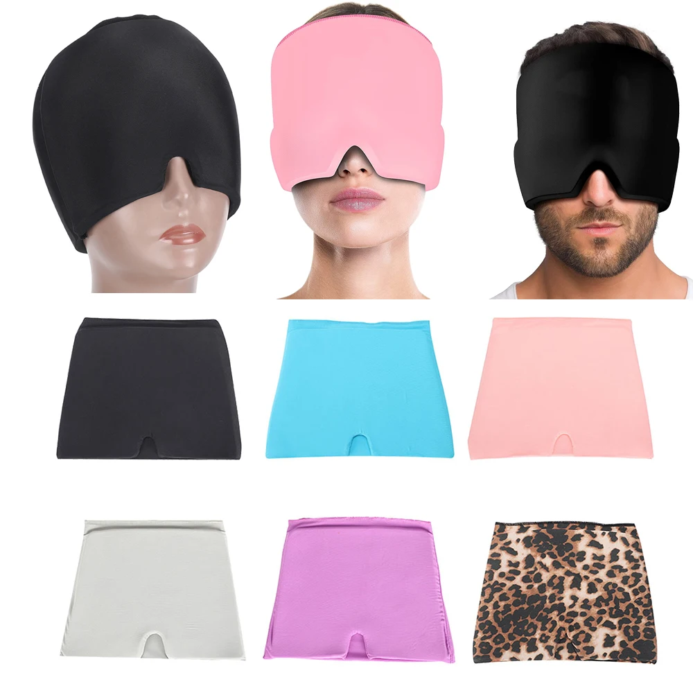 Cold Hot Headache Relief Cap 360 Degree Fit Gel Headache Ice Hat