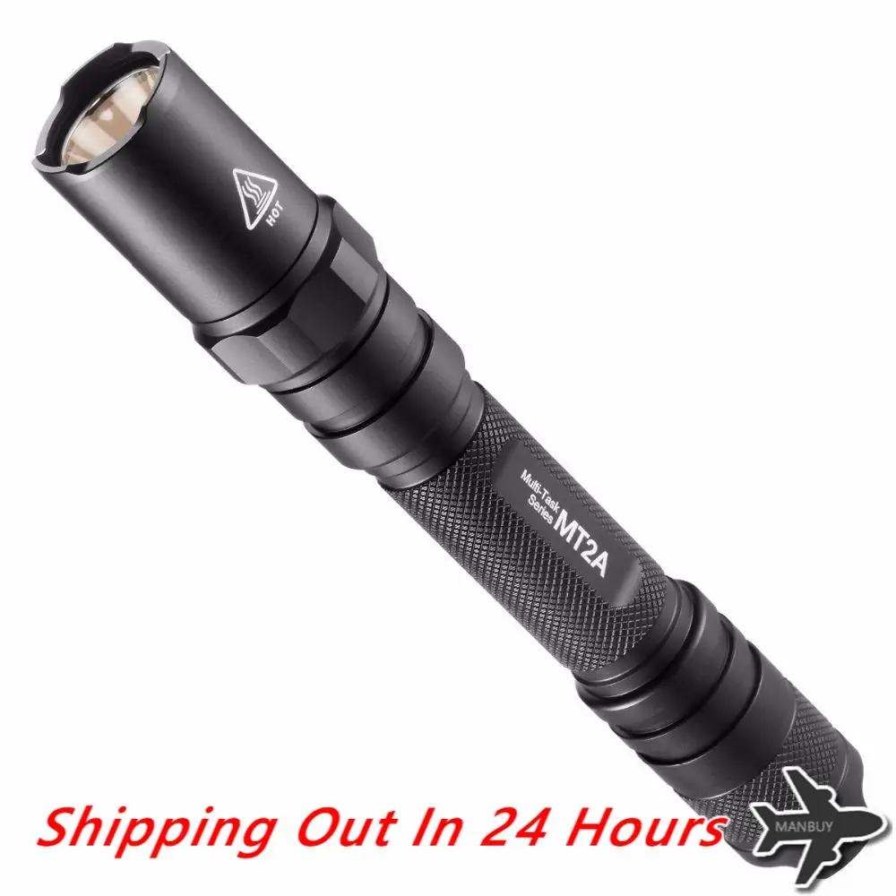

2024 NITECORE MT2A CREE XPG R5 LED 345 Lumen Multi-Task Waterproof Flashlight Torches Outdoor Black Portable Lighting NO BATTERY