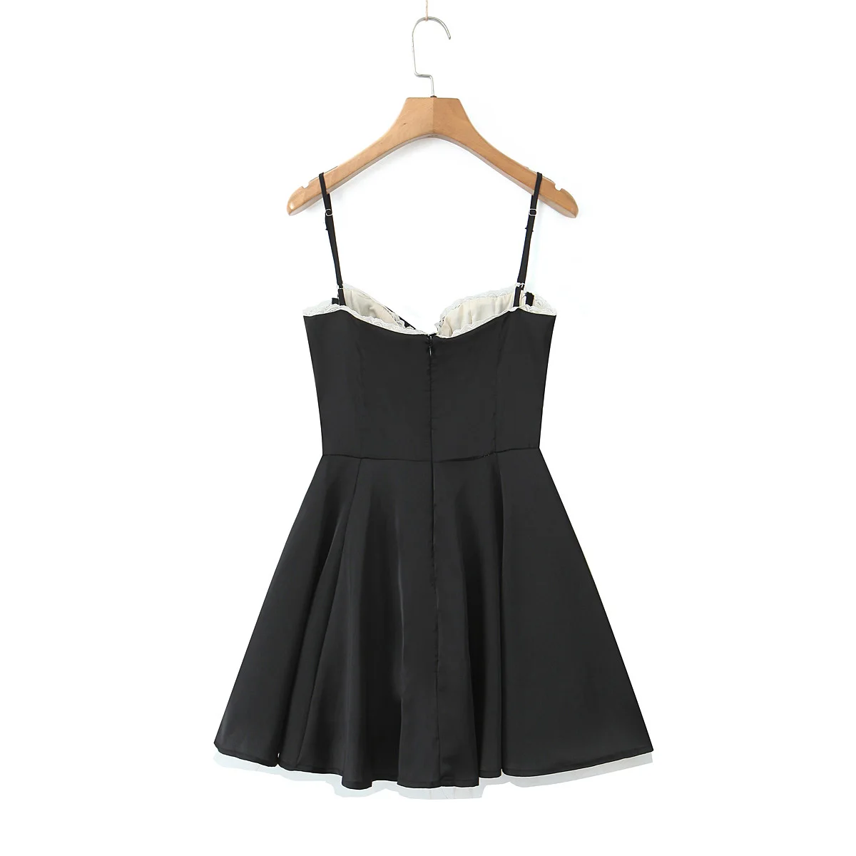 blue dress for baby girl Satin Corset Mini Dress with Draped Chest  M.R DESIGN