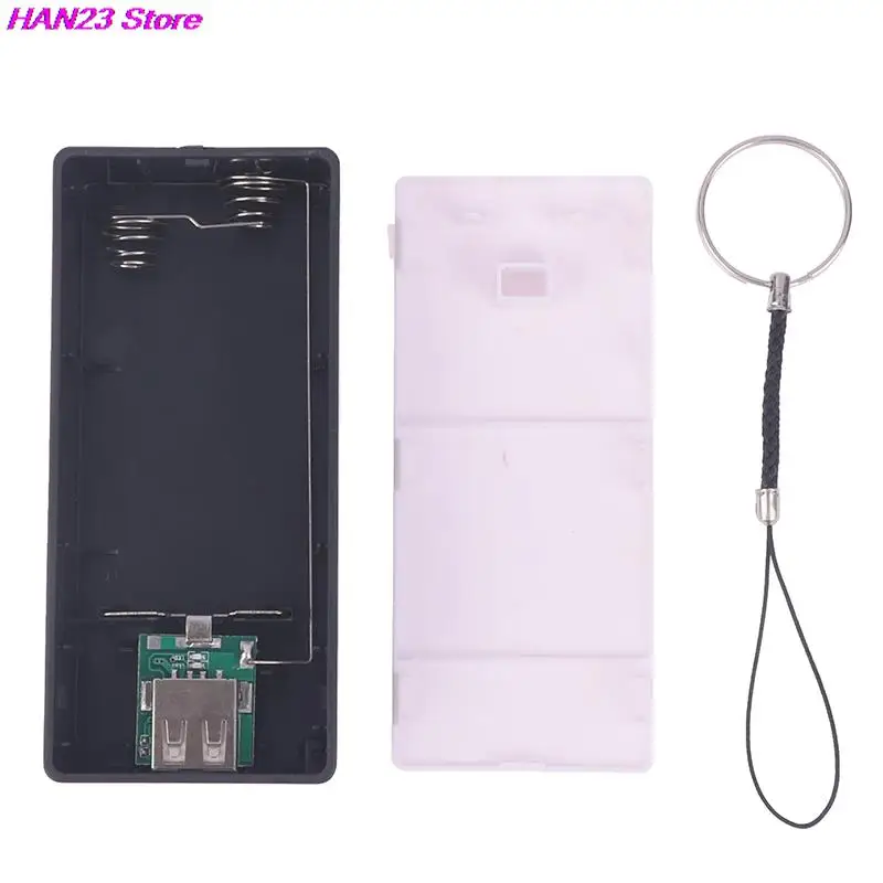 휴대용 USB 보조배터리 키트 보관 DIY 박스, 휴대폰 MP3 전자 충전용, 18650 보조배터리 배터리 충전기 케이스, 5V 1A, 1PC