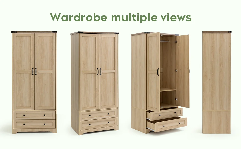 wooden armoire 