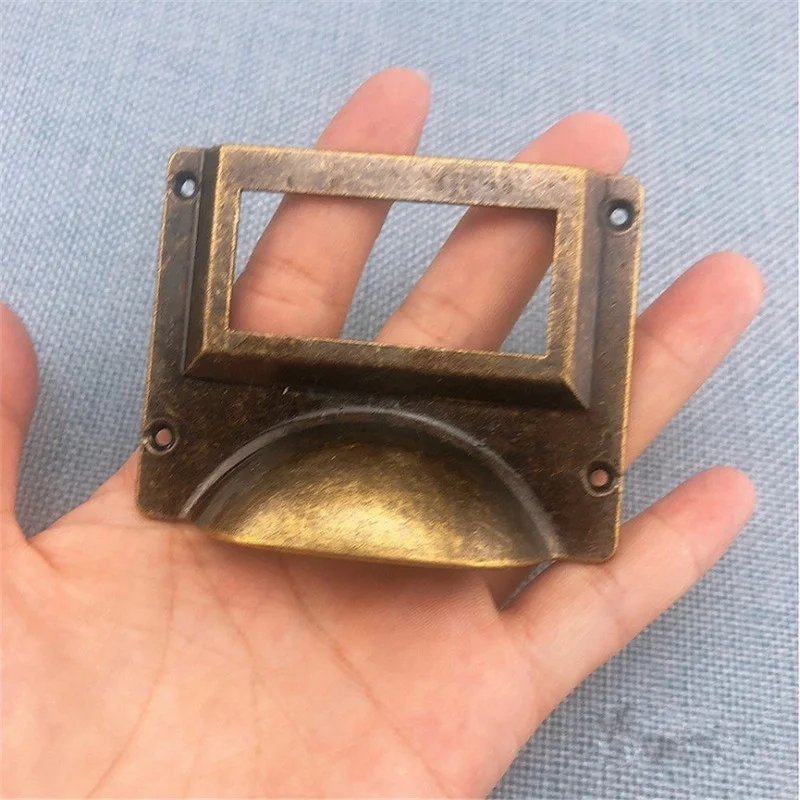 AntiqueHandlesBusinessCardHandlePullsRetroKnobforDrawer