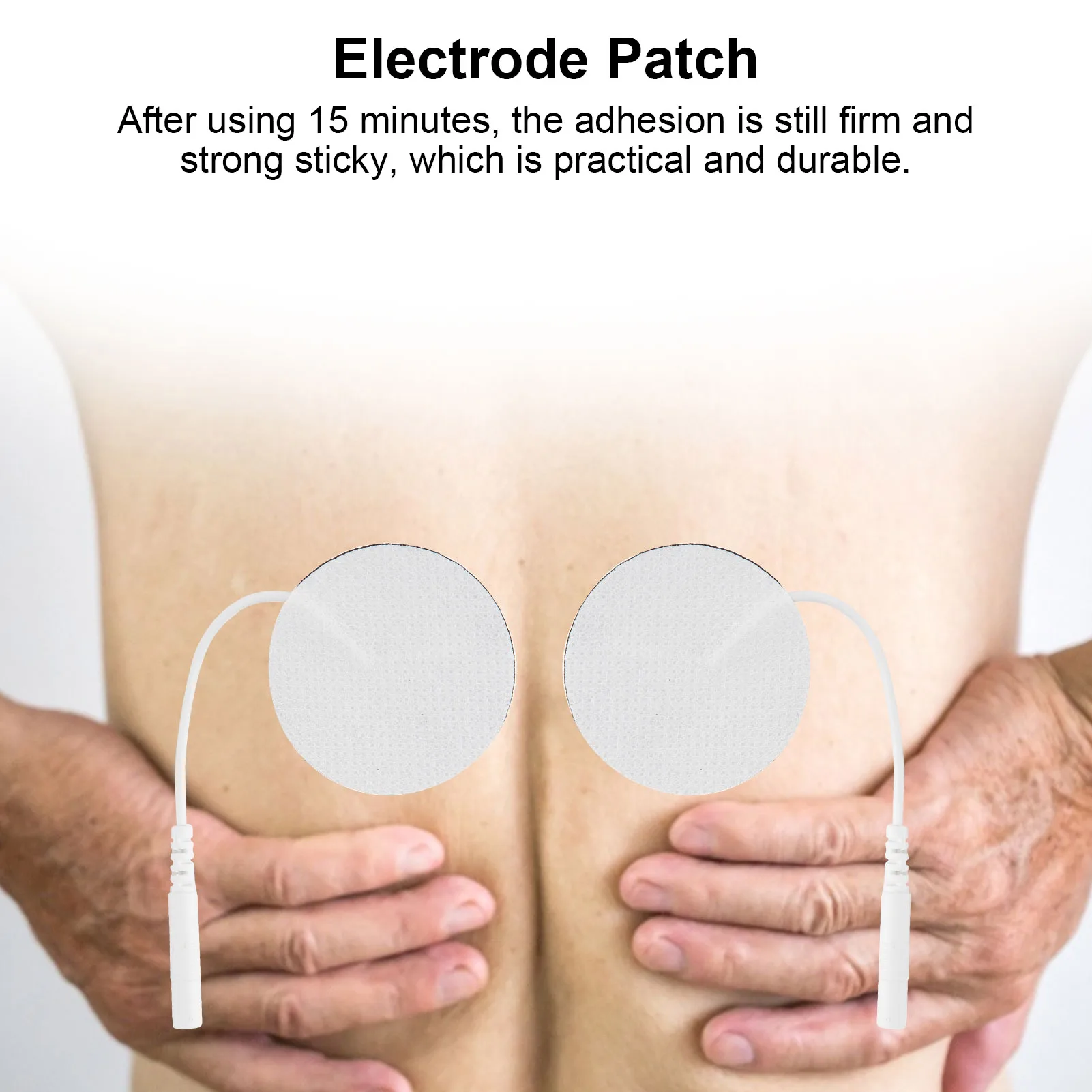 Electrode Pads Gel Self Adhesive Electrode Patch for Frequency Pulse Physiotherapy Machine Tens Massager 10pcs