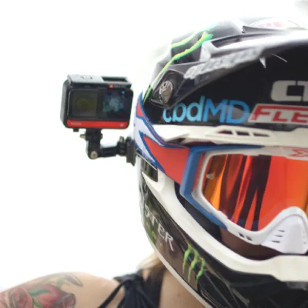 Kit de Montage Casque pour Insta360 GO 3/3S/2 avec sangle ajustable et fixation sécurisée
