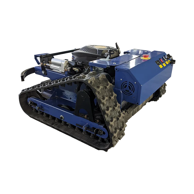 Customized remote control self-propelled four wheel drive crawler lawn mower for orchard home garden mowing 6