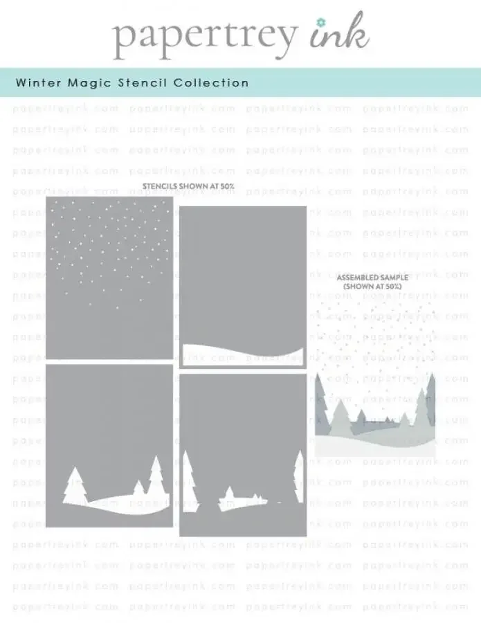 

Winter Magic Stencil Collection Stencils Pattern Graffiti Drawing Tool Spray Painting Template DIY Window Scrapbooking Decor