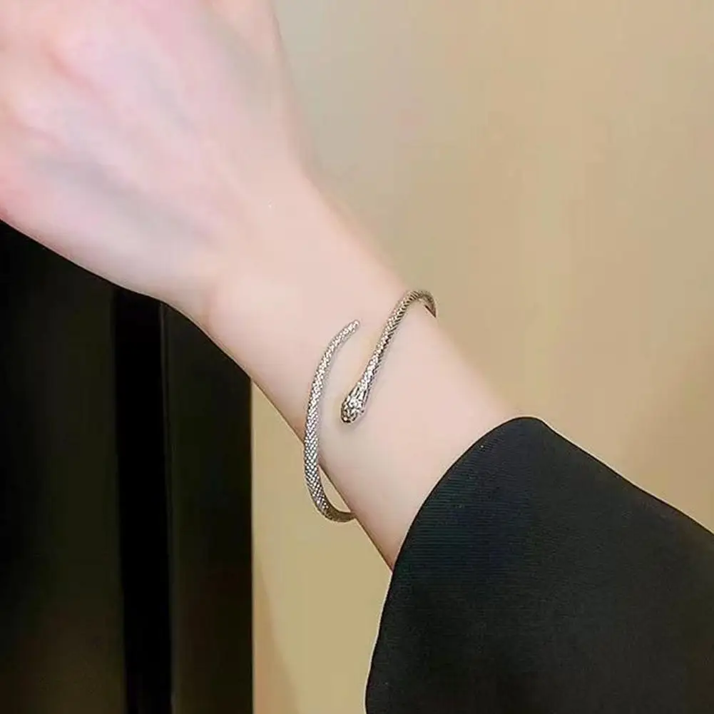 Small And Versatile Snake Bracelets  Minimalist Design Version  Red Eyed Snake  Adjustable Bracelet  High Quality Texture Bracel 6