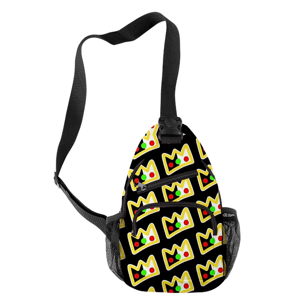 Popular Youthful  Novelty Ranboo 2 Boys/Girls 3D Print Chest Bags Oxford Waterproof Sports Crossbody Travel Bag Shoulder Bags