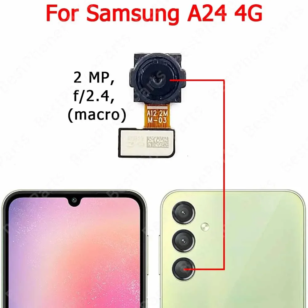 Premium Rear Camera Module Replacement with Flex Cable for Samsung Galaxy Smartphones