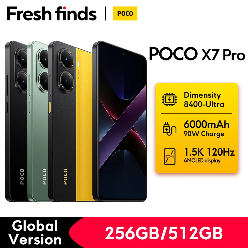 POCO X7 Pro 8GB/256GB ブラック グローバル版 新品未開封 新品未開封】POCO x7 pro ブラック 8G 256G グローバル版 新品未