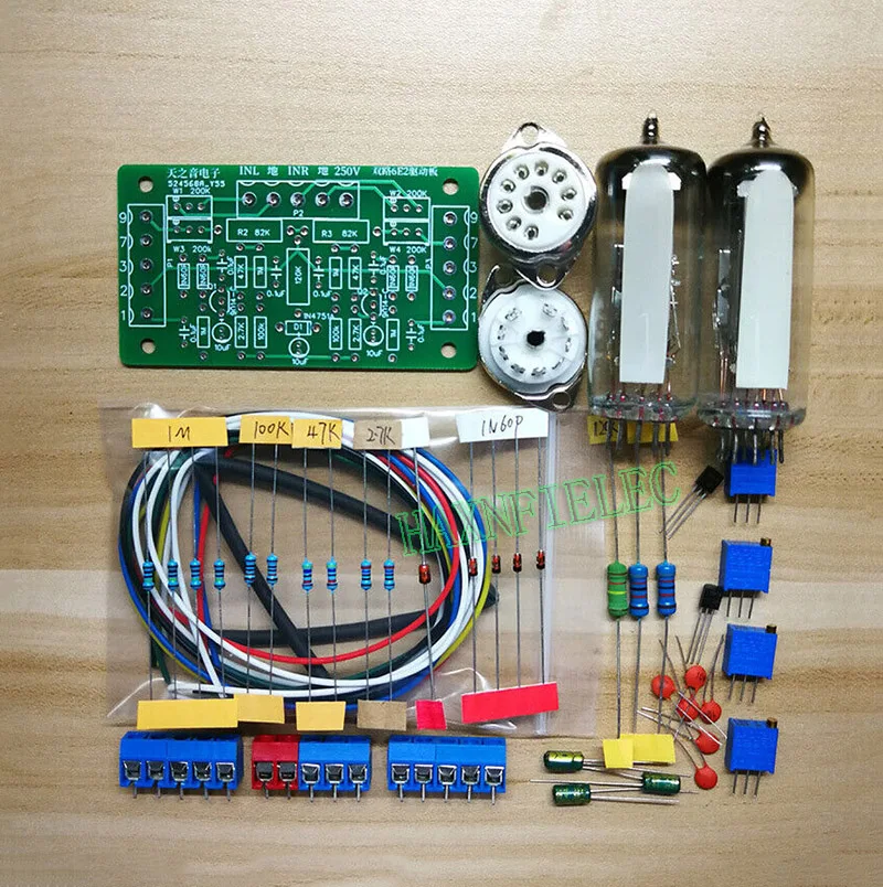 Dual Way 6E2 Magic Eye Tube Music Spectrum Vacuum Tube Level Indicator ...