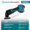 Yofidra Oscillating Multifunction Tool for Makita 18V Battery Multi-Tool Variable Speed Renovator Electric Trimmer Electric Tool 2