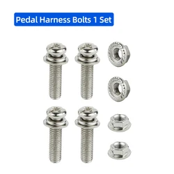 Deemount Non-Slip Cycling Pedal Straps (Bolts 4pcs)