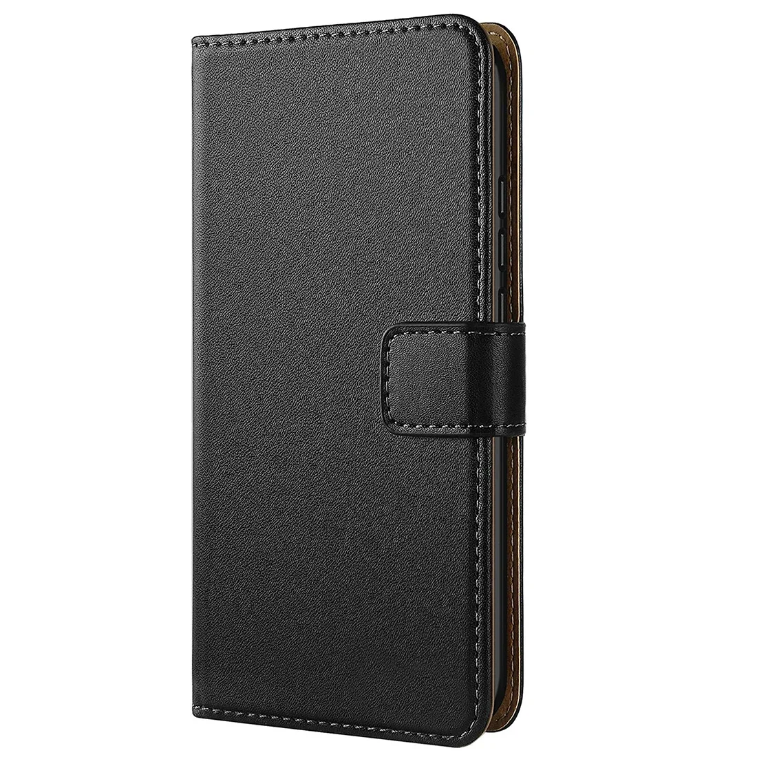 Premium PU Leather Wallet Case with Kickstand - Flip Phone Cover