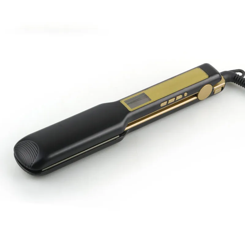 Description Picture 3 of itemCustom Logo Flat Iron Private Label Titanium Hair Straightener Professional 450 Degrees Hair Straightener Flat Irons Vendors
