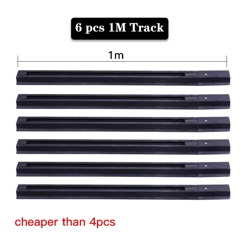 6pcs 1M Black