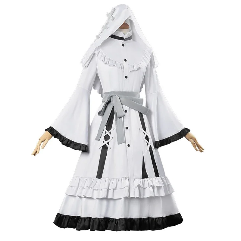 Victorian-Inspired Red Lace Dress Cosplay Costume for Women