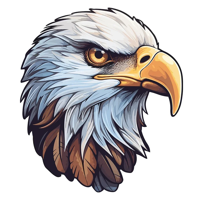 Beautiful Eagle Sticker Water-proof Home Wall Decal Used for Wall Bathroom Cabinet Door Toilet Car Laptop wall stickers toilet stickers