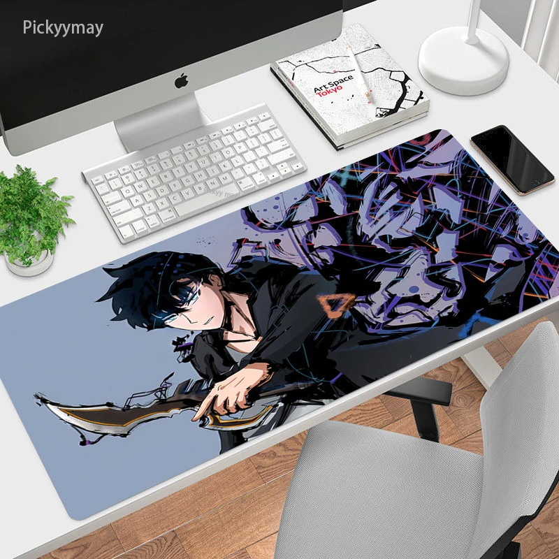 

Solo Leveling Mouse Pad Anime Large XXL Gamer Mousepad Keyboard Laptop Computer Speed Mice Mouse Desk Mats Pc Gaming Accessories