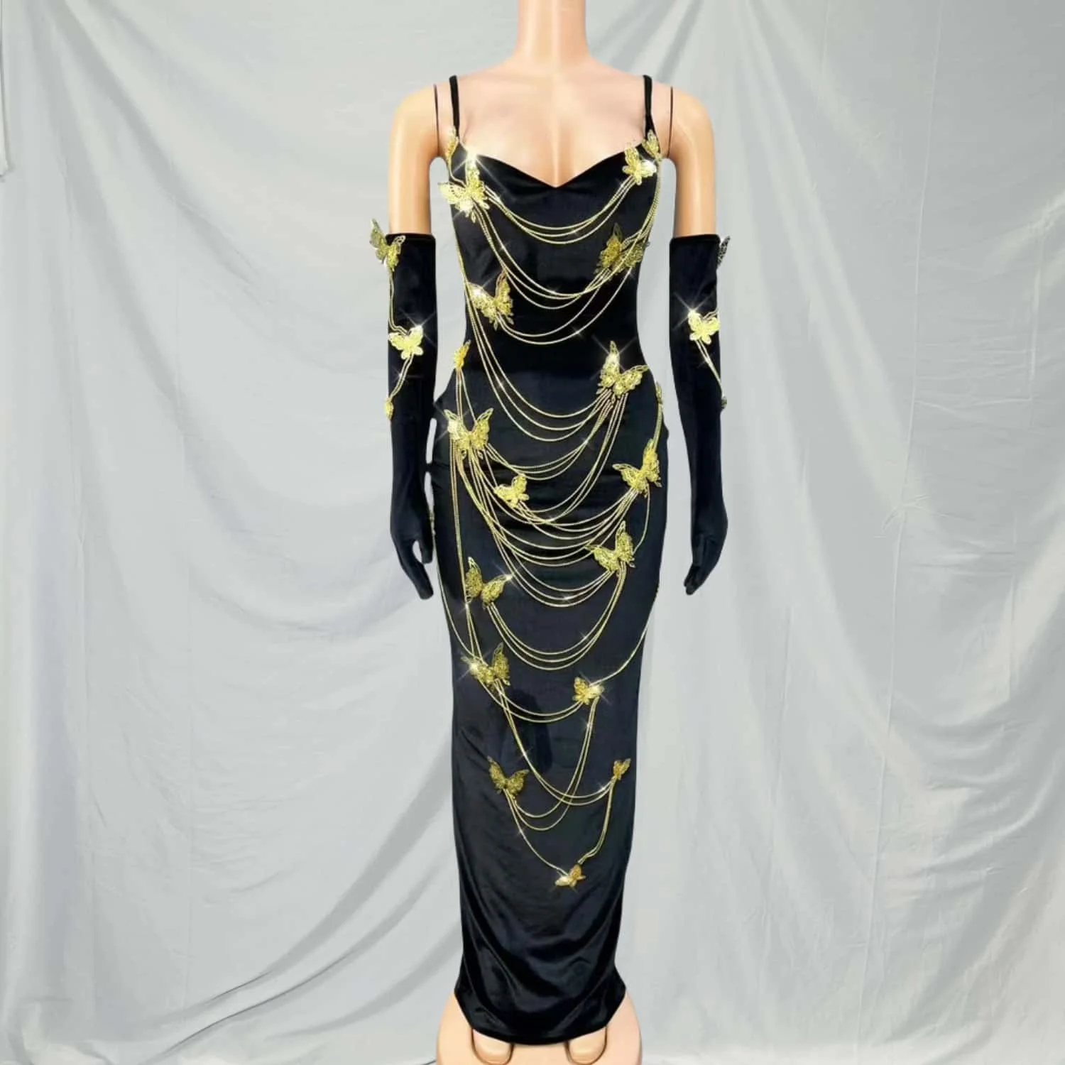 slim fit dress slacks Black Tango Dress | Colorful Accents main image 0