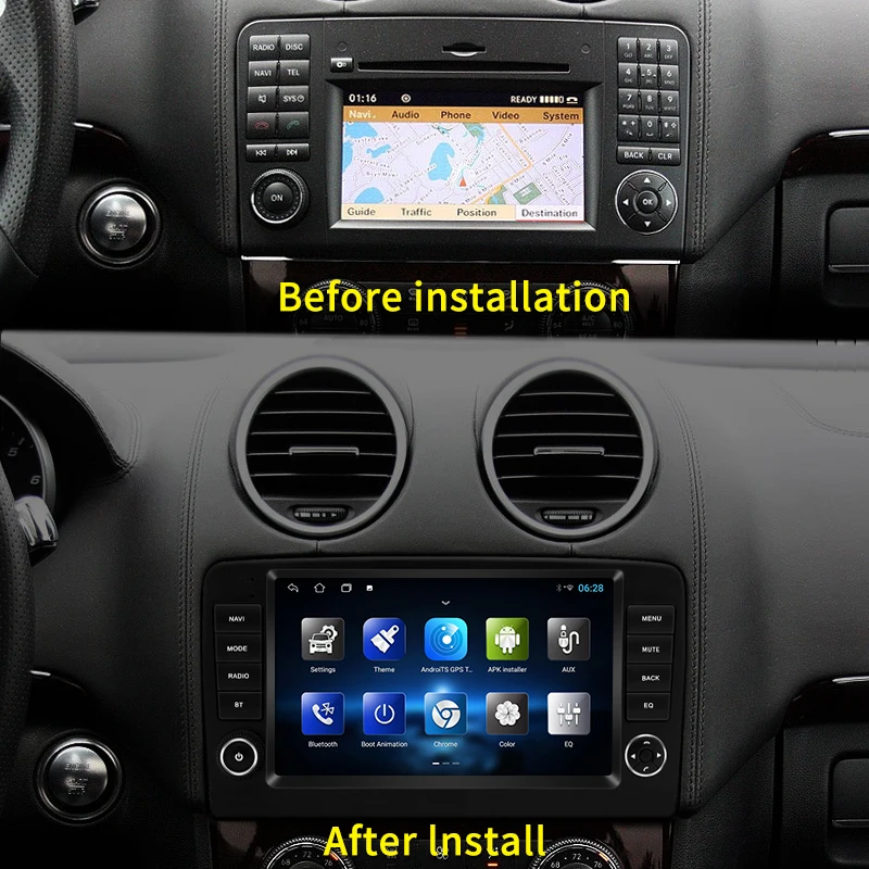 ޸    ÷̾, 2Din ȵ̵  Ŀ, GPS ׺̼, ī÷,  ׷, ML280, W164,  