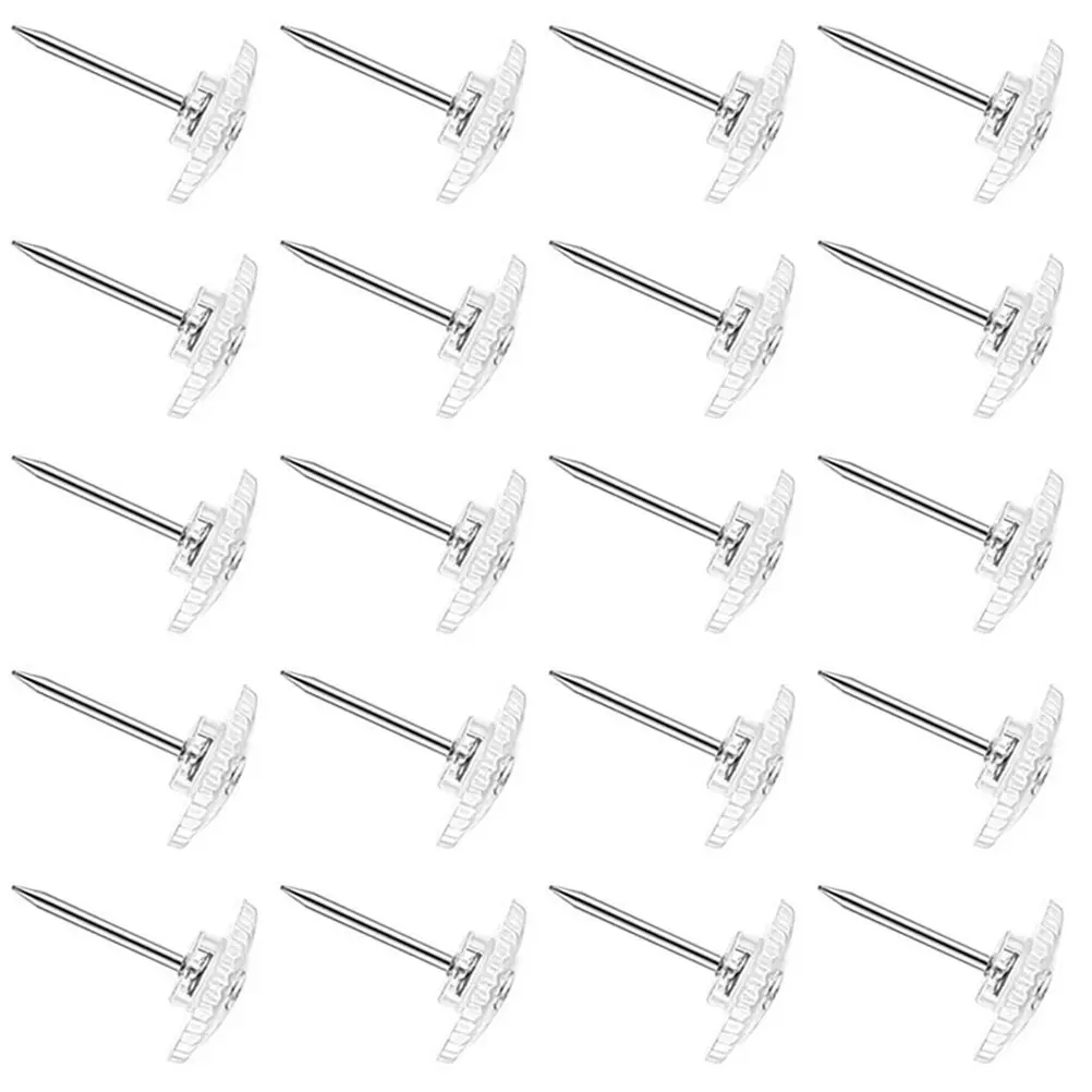 100Pcs 푸시핀 코르크 보드 메시지 보드지도 걸이용 장식 사무실 학교 액세서리용 귀여운 드로잉 핀
