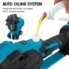 Gisam 8 Inch Brushless Electric Saw Cordless Handheld Garden Wood Logging Pruning Chainsaw Power Tools for Makita 18V Battery 6