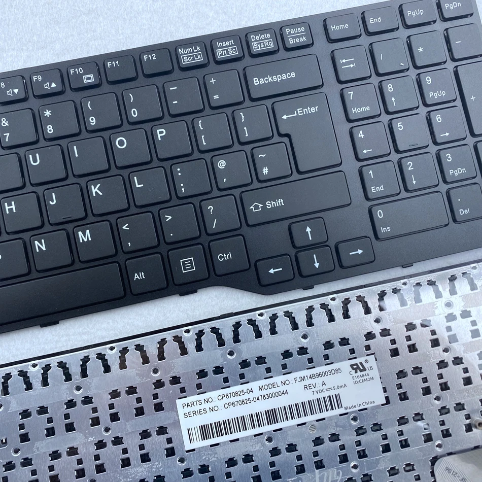Teclado de Laptop gb para Fujistu E754 Lifebook E753 E756 E554 Série E556 com Layout Preto uk - Imagem 4