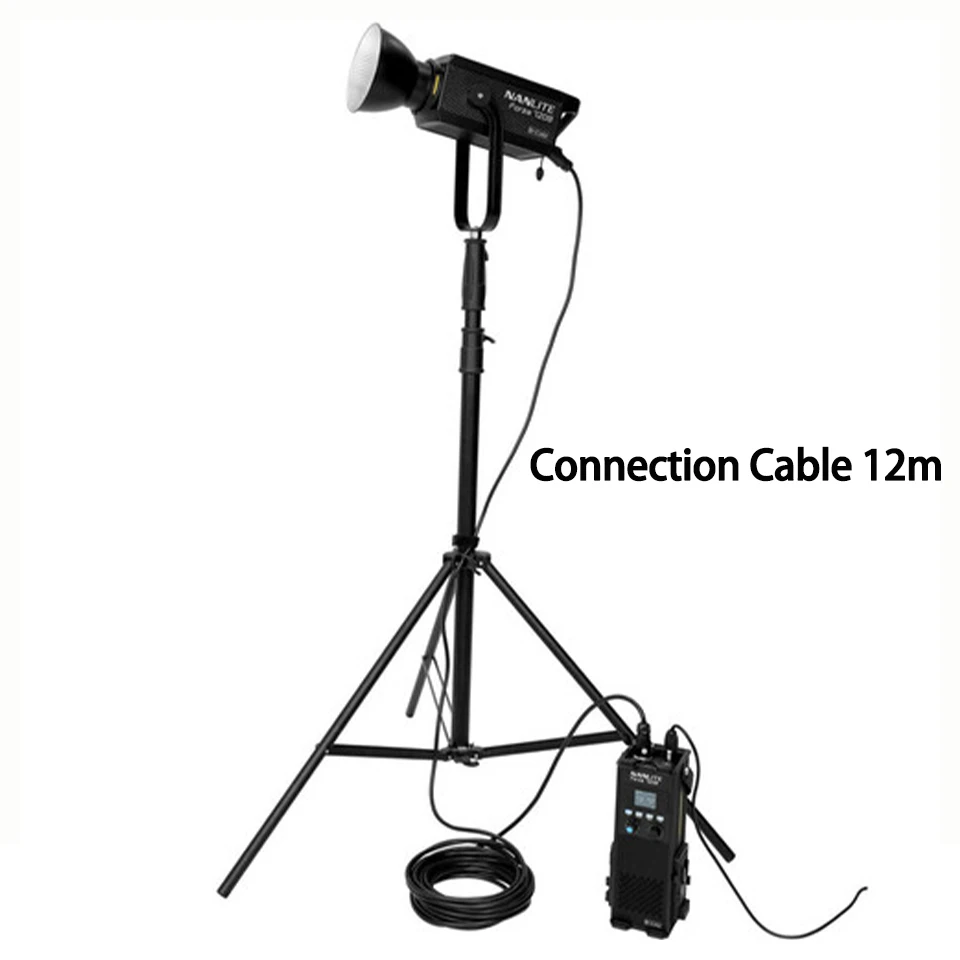 Nanlite CB-FZ-7.5M CB-FZ-12M Forza DC 케이블 7.5m 12m 8코어 Forza 300/300B II Forza 500/500B II Forza 720/720B용