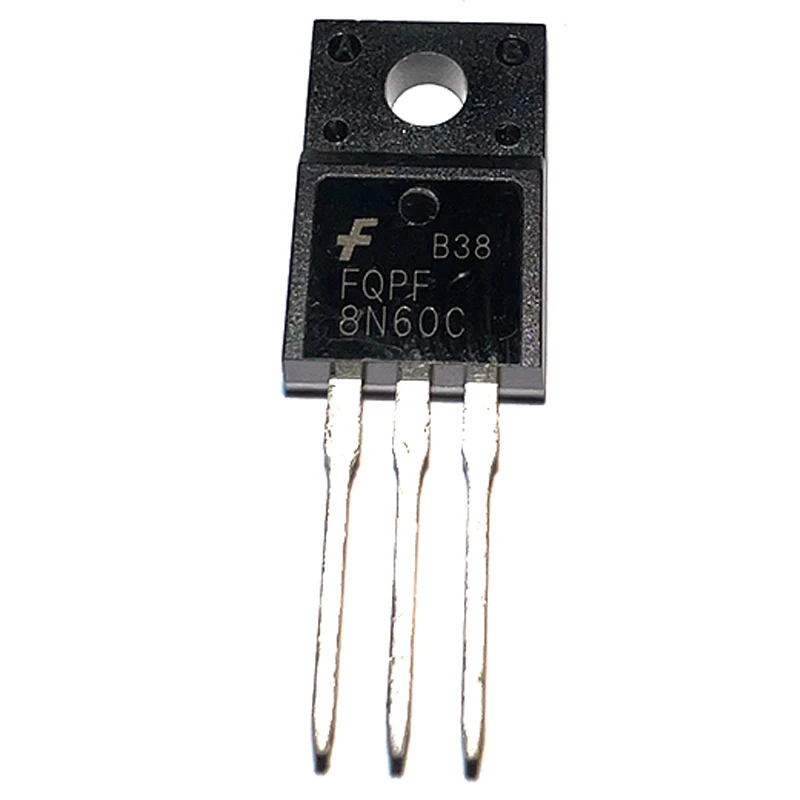 5pcs FQPF8N60C 8N60C 8N60 600V 8A MOSFET N 채널 트랜지스터 TO-220F 새로운 원본