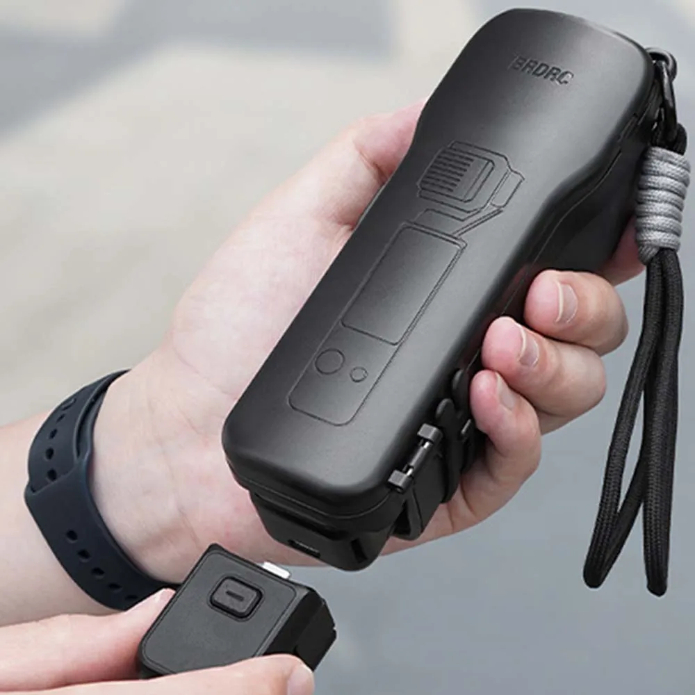 DJI Pocket 3 짐벌 카메라 커버 렌즈 캡 마그네틱 필터 보관 쉘 낙하 방지 보호 장치용 BRDRC 플립 보호 케이스